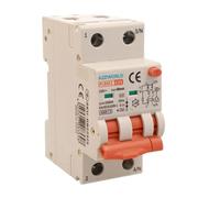 Interruptor diferencial magnetotérmico tipo A 25 A C25, bipolar 2P verdaderos (NO 1P + N), curva C 6 kA 30 mA, doble palanca con diagnóstico visual, 2 módulos DIN, serie PL8M2