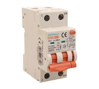 Interruptor diferencial magnetotérmico tipo A 300 mA 25 A B25, bipolar 2P reales (NO 1P + N), curva B 6 kA, doble palanca con diagnóstico visual, 2 módulos DIN, serie PL8M2