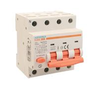 Interruptor diferencial magnetotérmico trifásico 380 V 32 A C32, RCBO Tipo AC Curva C, 3P + N 6 kA 30 mA, 4 módulos DIN, Serie PL8M4 Profesional Electromagnético