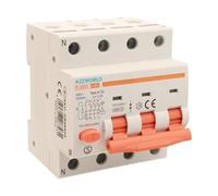 Interruptor diferencial magnetotérmico trifásico tipo A 300 mA, 25 A C25, RCBO 3P+N 6 kA, curva C 380 V, 4 módulos DIN, serie PL8M4 profesional electromagnética