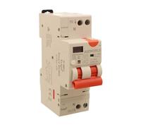 Interruptor diferencial magnetotérmico WiFi con rearme automático y pantalla, tipo A curva C 30 mA 220 V, corriente nominal ajustable 1-20 A, 2 módulos DIN, App Tuya Smart Life