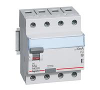 Interruptor de corriente de fallo 4P 63A 0,03A P300 serie 411709