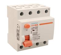 Interruptor diferencial puro, salvavidas trifásico 300 mA tipo A 40 A, RCCB 3P+N 10 kA 380 V, 4 módulos DIN, serie PR8HM electromagnética, certificado IEC61008-1