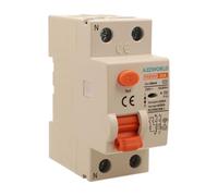 Interruptor diferencial puro tipo A 30 mA 32 A, RCCB Clase A 30 mA 2P 32 A, 1P + N 2 polos 6 kA 220 V, ocupa 2 módulos DIN