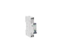 Siemens 5SV13167KK10 FI/LS compacto RCBO 1P+N 6kA tipo A 30mA C10 230 V, protección contra corriente y sobrecarga en 1TE (50% ahorro de espacio)