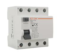 Interruptor Diferencial Superinmunizado 4P 25A 30mA Tipo A - Protección Contra Fugas Eléctricas - RCCB (3P+N) - Montaje en Carril DIN - Cuadro Trifásico o General