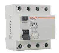 Interruptor Diferencial Superinmunizado 4P 40A 30mA Tipo A - Protección Contra Fugas Eléctricas - RCCB (3P+N) - Montaje en Carril DIN - Cuadro Trifásico o General