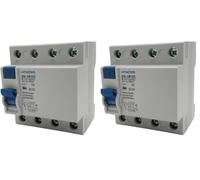 Interruptor diferencial superinmunizado SI, 300 mA, 4P, 40 A, 6KA | Clase A y 6kA | 300 mA | RASMACOR (Paquete de 2)