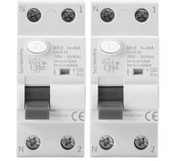 Interruptor Diferencial SuperInmunizado SI 40A 300mA, 2P, Clase A y 6kA. (Paquete de 2)