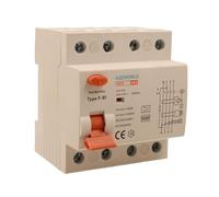 Interruptor diferencial tipo F-SI Super Inmunizado 380 V, salvavidas trifásicas 40 A, RCCB 3P + N 10 kA 30 mA 4 módulos, excelente para instalaciones con inversor, bombas de calor, climatizadores, UPS