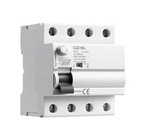 Interruptor diferencial tipo GYL9 S RCCB con retardo de tiempo RCD ELCB Interruptor electromagnético de tipo retardo(100mA,AC-S 4P 63A)