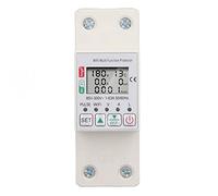 Interruptor disyuntor Control de vida APP Interruptor medidor de potencia con monitoreo en tiempo real Sobrecorriente Fuga de sobrevoltaje AC85 300V 63A Protector de energía