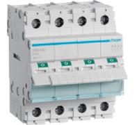 Interruptor Disyuntor De Cuadro 4 Polos 63A 4 Módulo - HAGER SBN463
