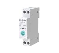 Interruptor Disyuntor Inteligente Tuya ZigBee 1P 6A 10A 16A 20A 25A 32A 40A 50A 63A Interruptor WiFi de Control Remoto Inalámbrico para el Hogar Inteligente (32A No Metering)