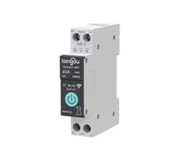 Interruptor Disyuntor Inteligente Tuya ZigBee 1P 6A 10A 16A 20A 25A 32A 40A 50A 63A Interruptor WiFi de Control Remoto Inalámbrico para el Hogar Inteligente (40A With Metering)
