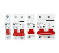 Interruptor disyuntor MCB 1P 2P DC1000V(10A)