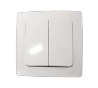Interruptor doble empotrable 10 a/250 v electro dh 36.535/dc/b 8430552