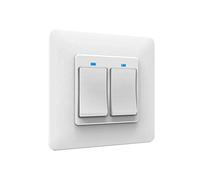 Interruptor doble inteligente PNI SmartHome WS222 para el control de la iluminación de Internet con la aplicación Tuya Smart