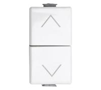 Interruptor doble interbloqueado para persiana 1P 10 A compatible con Bticino Matix
