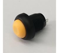 Interruptor eléctrico de botón pulsador de plástico con cabezal amarillo, verde, azul, rojo y negro de 12 mm (1 unidad)(1,Latching)