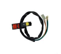 Interruptor eléctrico e interruptor de apagado de motocicleta con soporte para manillar, compatible con motos de cross de 50 cc, 70 cc, 90 cc, 110 cc, 125 cc, 150 cc, ATV, bicicletas, motocicletas