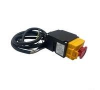 Interruptor electromagnético 250 V/400 V para protección trifásica del motor, IP54, resistente al agua, con carcasa transparente para sierras circulares de mesa, fresadoras y taladros en talleres (250