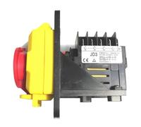 Interruptor electromagnético JD3 230/400 V 16/12 A, interruptores pulsadores de encendido y apagado de emergencia for máquinas herramienta industriales.