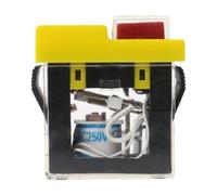 Interruptor Electromagnético KJD6 5E4 250V 6A, Interruptor de Seguridad Universal con Botón a Prueba de Agua para Maquinaria de Madera y Herramientas Eléctricas