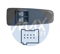 Interruptor, Elevador De Cristales SFT122 MAX Para PEUGEOT CITROËN FIAT