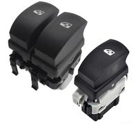 Interruptor elevador delantero y trasero, para Clio 3, para Twingo 2, perilla de control de vidrio eléctrico con 10/6 pines, pieza de repuesto para panel de puerta de coche ABS, para lado del