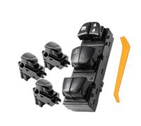 Interruptor Elevalunas Compatible Con Nissan Para Juke Para Altima Para Tiida Para Sylphy 2011-2017 Interruptor De Ventana Eléctrica Del Pasajero 25401-3SH0A 25411-1KL5A(Set)