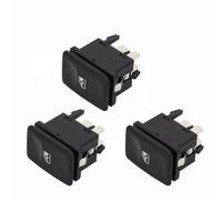 Interruptor Elevalunas Compatible con Seat para Ibiza para Cordoba 1993-1999 Interruptor de control de ventana del pasajero trasero izquierdo derecho Botón regulador de elevador de consola 191959855 (