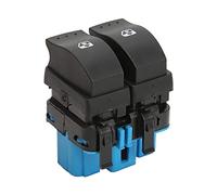 Interruptor Elevalunas Eléctrico ABS, Luz Naranja Brillante, Reemplazo para Vauxhall VIVARO E7/MOVANO 2003-2019, Interruptor Principal de Puerta, Control Ventana Coche