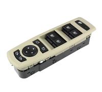 Interruptor Elevalunas Eléctrico Para Fluence 2008-2016 254000006R Car Para Master Power Window Switch Botón Control Elevador(Beige)