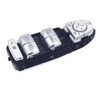 Interruptor Elevalunas Para Benz W213 W222 Clase E 4 Para CLS 300 350 400 450 Para AMG E63 43 180 200 2139054803 Botones Eléctricos Interruptor Regulador Ventana(2229052004 black)