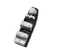 Interruptor Elevalunas Para BMW 3 5 7 X3 X4 F30 F35 F25 F26 F07 F10 F18 F01 F02 Control Maestro Energía Eléctrica Botones Modelo B Interruptor Regulador Ventana(Model A Silver)