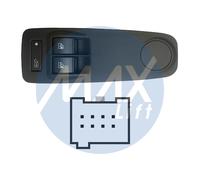 Interruptor Elevalunas para Citroen Jumper Peugeot 2006 Delantero SX 8 Perno