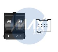 Interruptor Elevalunas para Citroen Jumper Peugeot 2006 Puerto Delantero SX 8PIN