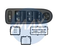 Interruptor Elevalunas Para Peugeot 308 2007 2013 Delantero SX 4 Botones 26PIN