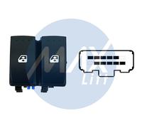 Interruptor Elevalunas Para Renault MASTER2010 Trafic Megane 2002 Delantero SX