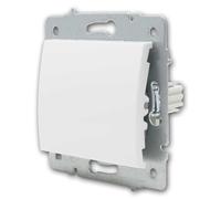 Interruptor empotrable de ida y vuelta simple LOGI blanco