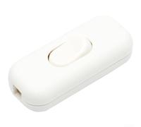 Interruptor en línea, XX-302-2 Lámpara de mesa de doble polo, basculante de doble control para accesorios de iluminación, cableado interno (negro)