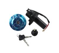 Interruptor Encendido Cerradura Llave Arranque Tapa Tanque Combustible Asiento Puerta Eléctrica Para YBR125 YB125 YBR150 YS150 XTZ125 Cilindro De CerraduraDel Interruptor De Encendido