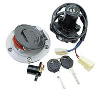 Interruptor Encendido Compatible Con Yamaha Para XVS1300CU XVS1300 Para Custom 2014-2016 Juego De Cerradura De Interruptor Encendido Y Tapa De Tanque Combustible Con Llave