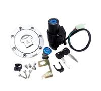 Interruptor Encendido Interruptor Encendido Con Cable 4 Motocicletas Cerradura Asiento Llave Cubierta Tanque Combustible Para CBR1000RR 2004-2007 Para CBR600RR