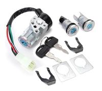 Interruptor Encendido Juego 2 Llaves Para Cerradura Interruptor Encendido Motocicleta Para CH80 Elite 1985 1986 1987 1988 1989 1990-2007