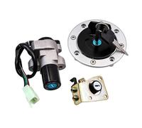 Interruptor Encendido Juego De Cerradura para Tapa Combustible Y Llave Encendido Motocicleta para Suzuki GSX400 FJ/FK/FAK/FL GK74A 1988-1990 1989
