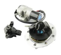 Interruptor Encendido Juego De Llaves para Cerradura Tapa Tanque Combustible Y Llave Encendido Motocicleta para Suzuki GSX400 FJ/FK/FAK/FL GK74A 1988-1990