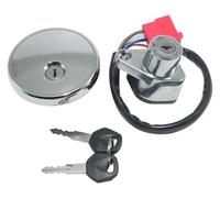 Interruptor Encendido Llaves Para Kawasaki Para VN800 Para Vulcan 800 Para Classic Para Drifter Tapón Depósito Combustible Asiento Interruptor Encendido Kit Llave Cilindro