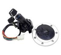 Interruptor Encendido Llaves Para Kawasaki Para ZZR400/600 Para ZXR400/750 Para Ninja Interruptor Encendido Motocicleta Bloqueo Combustible Llave Barril 1 Juego